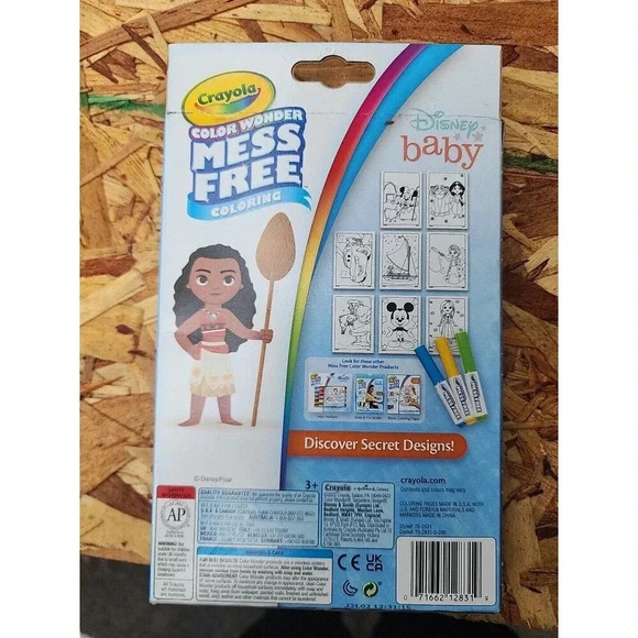 Crayola Color Wonder Mess Free Coloring Disney Baby NEW Mickey Mcqueen - Picture 2 of 2